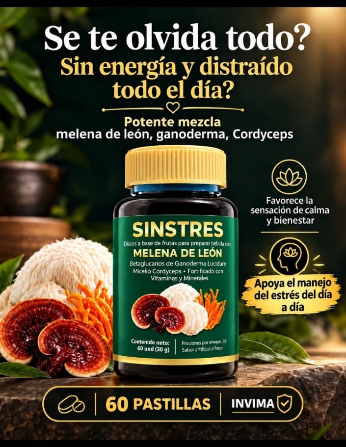 Sin Estrés: fotografía y etiqueta del producto